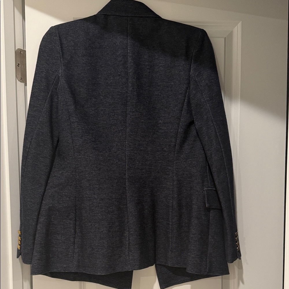 Ralph Lauren Dark Gray Blazer with Gold Buttons - Picture 4 of 7